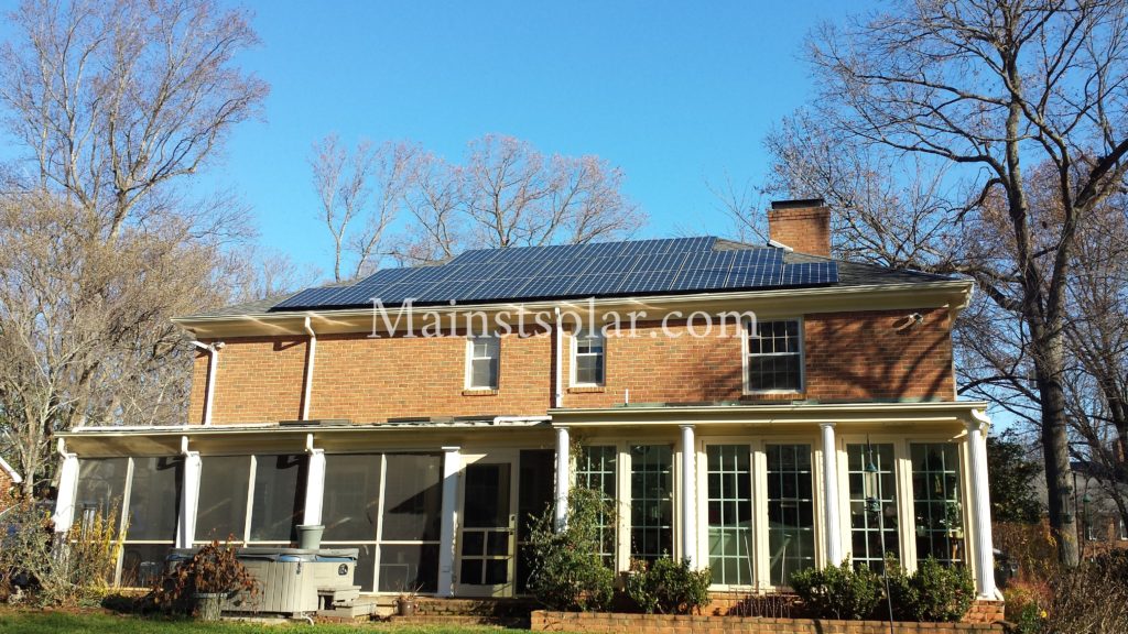 solar Victorian home Virginia