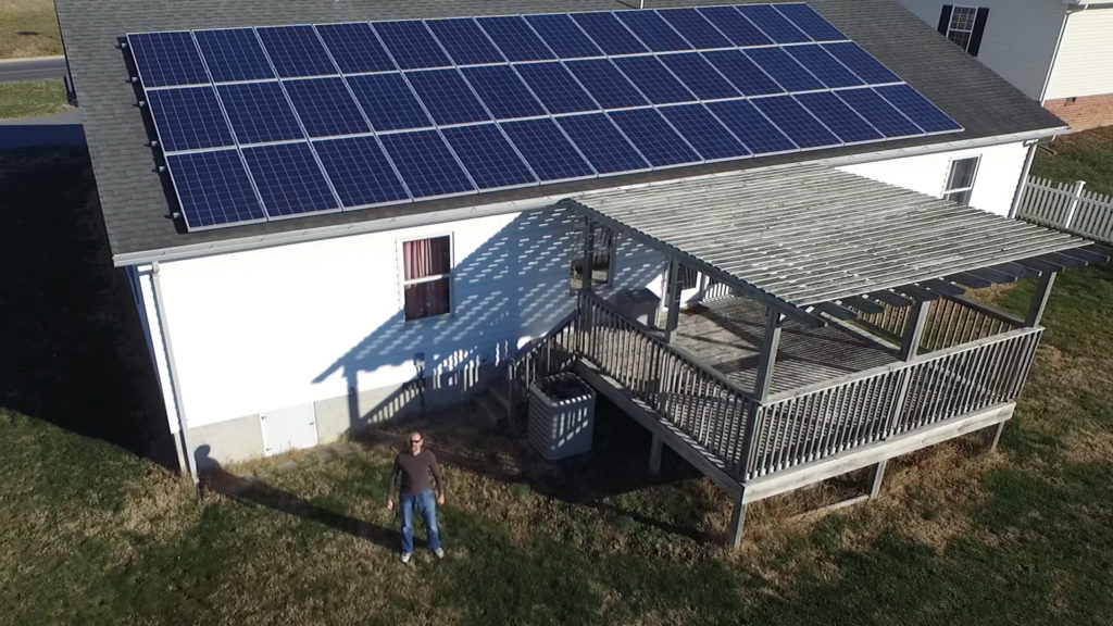 Bridgewater solar homeowner Mark Rathke
